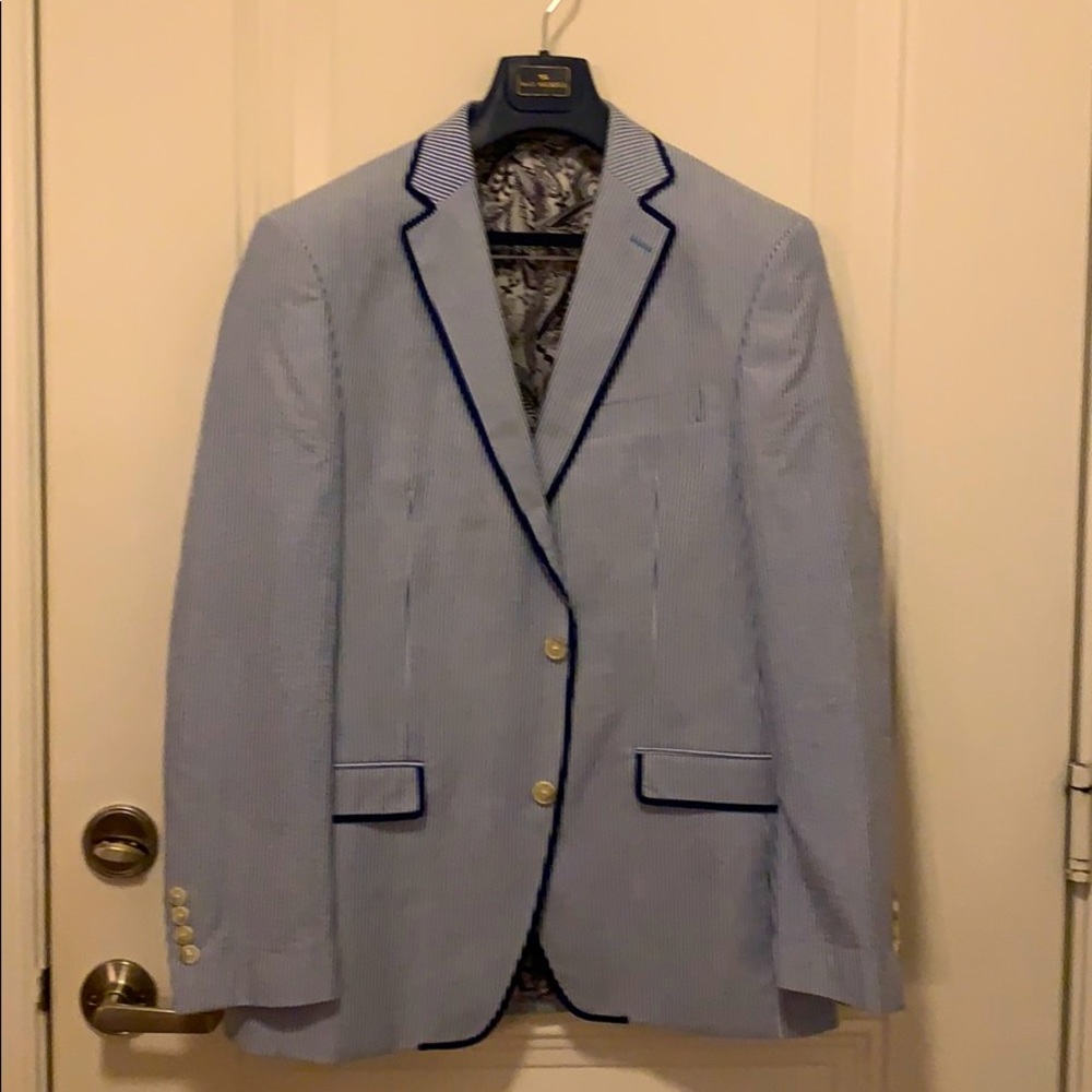 TALLIA Seersucker Sport Coat
